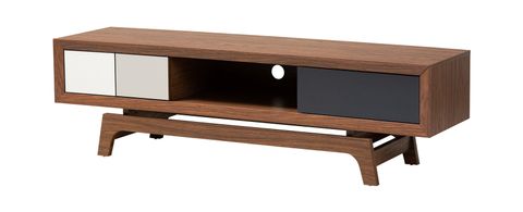 Tabitha Mid-Century Modern Multicolor Wood 3-Drawer Tv Stand ... in Understanding the Craftsmanship of the Tabitha Mid-Century Modern Multicolor Wood 6-Drawer Chest