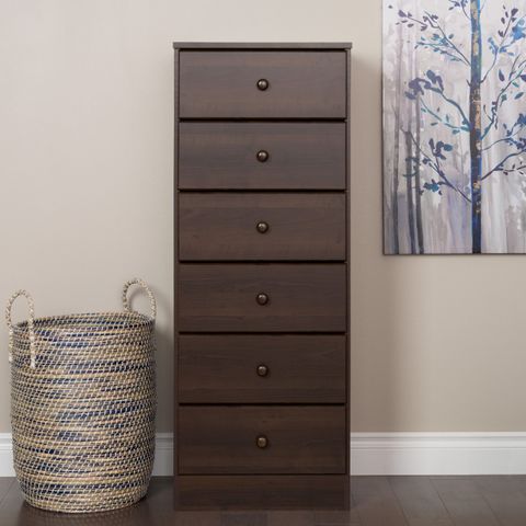 Tall Dresser 6 Drawer in 6 Drawer Dresser W58 X D16 X H36