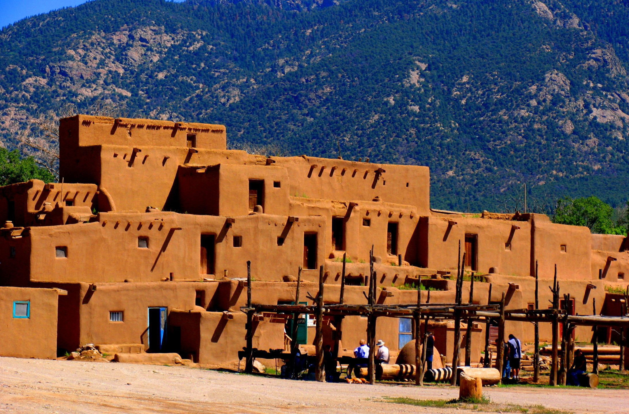 Taos Pueblo Historical Facts And Pictures | The History Hub inside Taos 60&quot; Wide Tv Console With 3 Drawers, Canyon Brown
