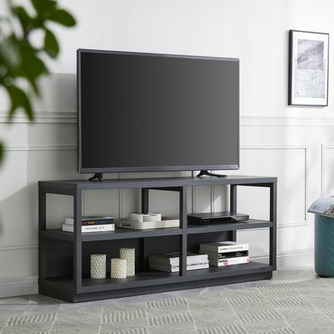 Thalia Rectangular Tv Stand For Tv's Up To 60 In Charcoal Gray ... with regard to Thalia Rectangular Tv Stand For Tv's Up To 60 In Charcoal Gray