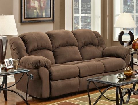 The Best Home Furnishings Reclining Sofa Reviews: Microfiber Reclining Sofa Furniture with regard to The Ultimate Comfort Explained Brown Reclining Sofas