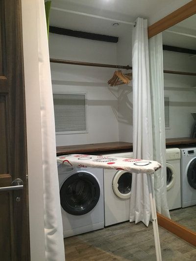 The Hardworking Laundry: How To Make Room For Ironing intended for Clever Solutions for a Seamless Ironing Routine in a Compact Home