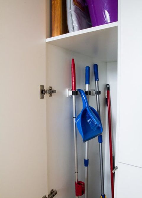 The Hardworking Laundry Room: A Place For Brooms And Mops in The Hardworking Laundry Room: A Place For Brooms And Mops