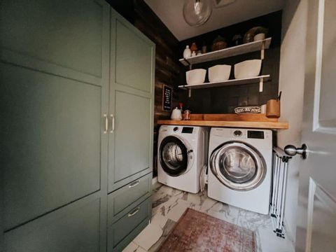 The New Laundry Room Cabinet – Love & Renovations inside New This Week: 10 Laundry Rooms Full Of Fresh Ideas