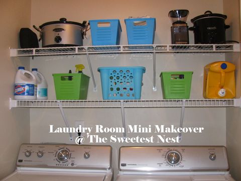The Sweetest Nest : Laundry Room Mini Makeover with Guest Picks: Laundry Room Mini Makeover