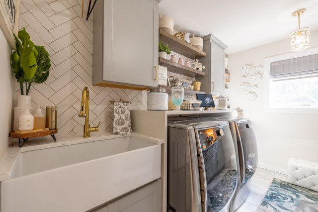 The Top 10 Laundry Rooms Of Summer 2022 intended for Discover the Best Laundry Room Aesthetics of 2018