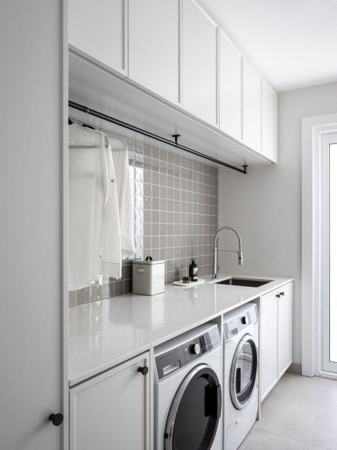 The Top 10 Laundry Rooms Of Summer 2022 | Modern Laundry Rooms, Small ... intended for What Made These 10 Laundry Rooms Stand Out in 2022
