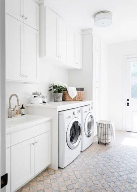 These Are The 10 Most Popular Laundry Rooms In 2019 So Far | White ... throughout These Are The 10 Most Popular Laundry Rooms In 2019 So Far