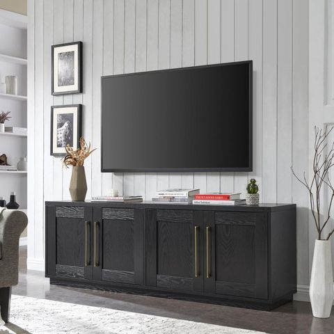 Tillman Rectangular Tv Stand For Tv's Up To 80 In Black Grain ... with regard to Campello Rectangular Tv Stand For Tv's Up To 78 In Black Grain