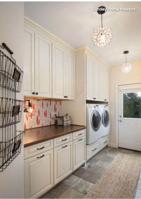 Trending Now: 2017’S Most Popular Laundry Rooms | Laundry Room Lighting ... in Trending Now: 2017’S Most Popular Laundry Rooms