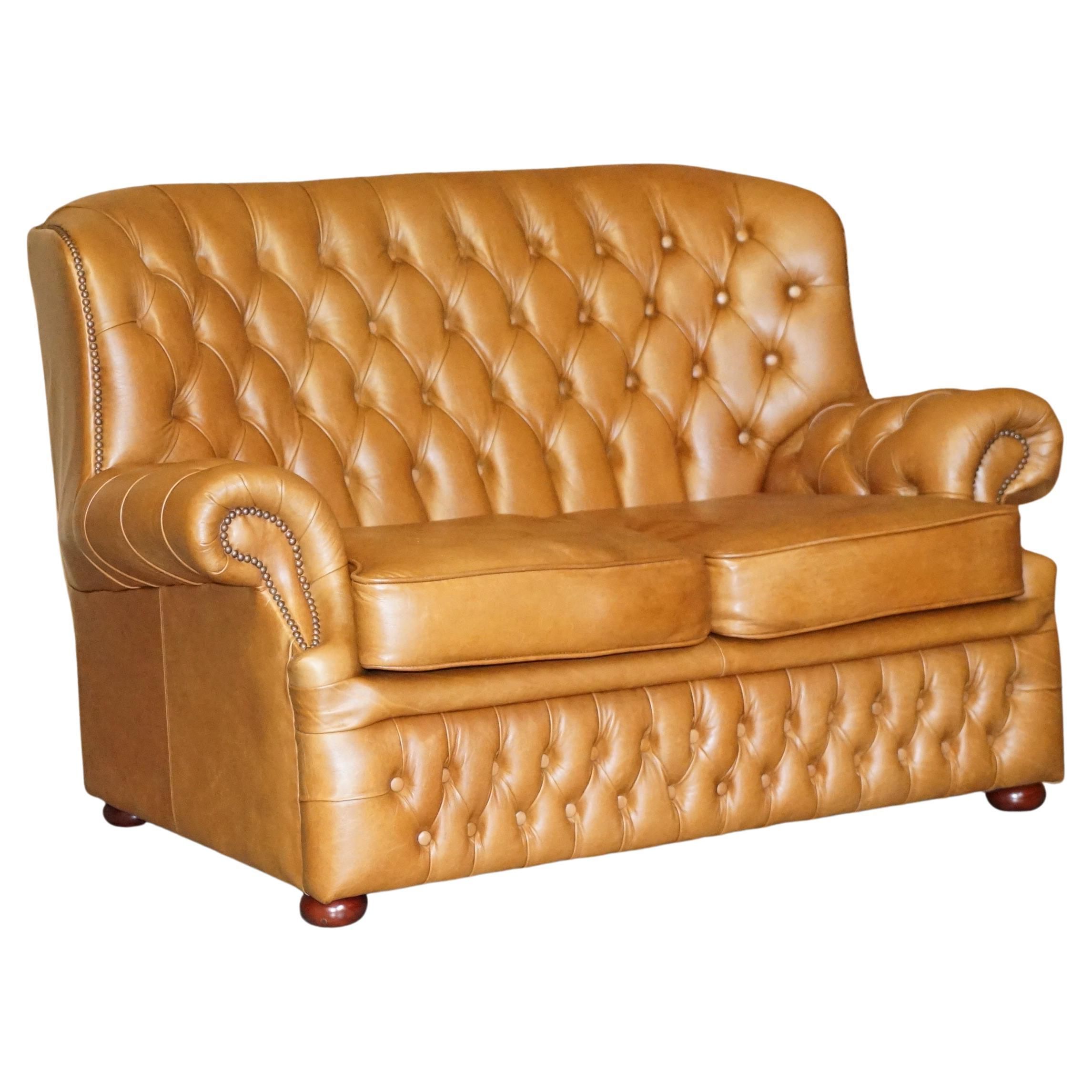 Tufted High Back Sofa | Baci Living Room in Tupper Modern Chesterfield Tufted Leather Living Room Sofa In Tan