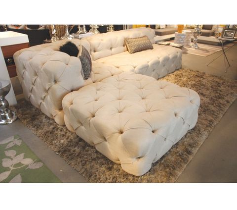 Tufted Sectional | Apartment Decor Inspiration, Eclectic Interior Design, Eclectic Interior regarding On Trend: Bold Sofas Strike A Pose In Fall 2012