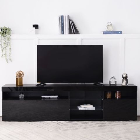 Tv Stands For Living Room, 80 Inch Tv Stand Entertainment Center With 2 ... intended for Understanding the Design Philosophy Behind Modern Media Furniture