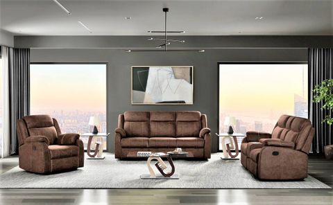 U7303 Sofa Set W Table Domino Coffee Global Furniture Usa inside Maximizing Your Time with the U7303 Reclining Sofa Coffee