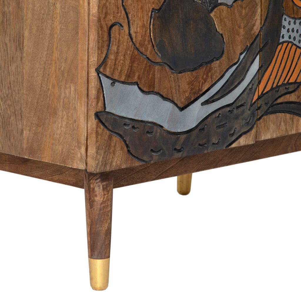 Valentina Large Storage Cabinet - Nila Parmar Designs intended for Valentina Storage Media Cabinet