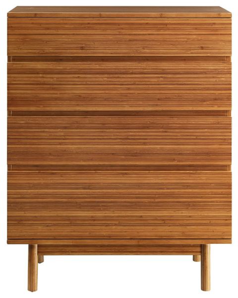 Ventura 4 Drawer Chest, Amber - Midcentury - Dressers - By Hedgeapple ... inside Ventura 4 Drawer Dresser, Amber