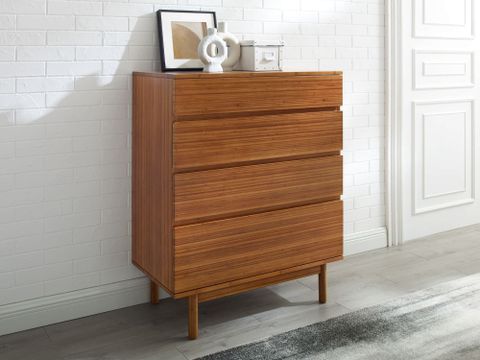 Ventura 4 Drawer Chest, Amber - Midcentury - Dressers - By Hedgeapple ... with regard to The Functional Benefits of Choosing Amber Ventura 4 Drawer Dresser for Your Home