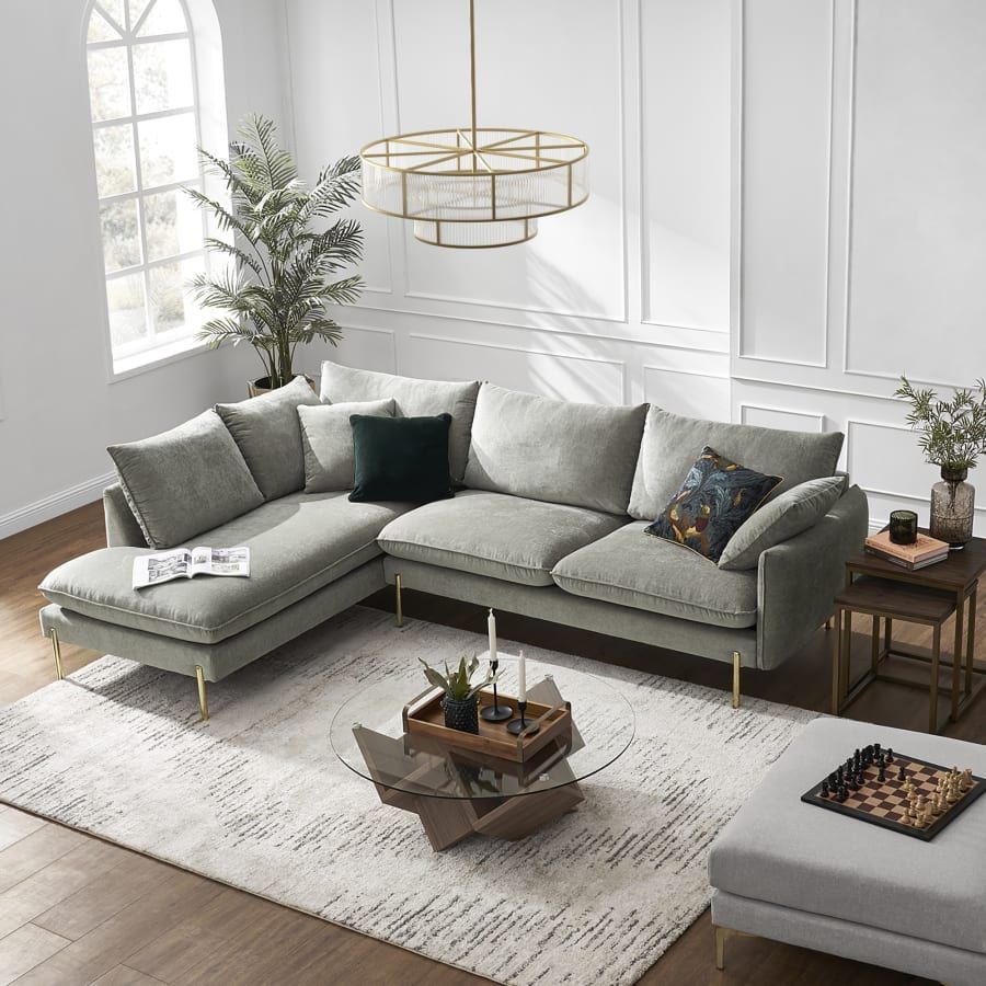Verona Bumper Chaise Sectional Sofa – Decor intended for Browse Sofas And Sectionals
