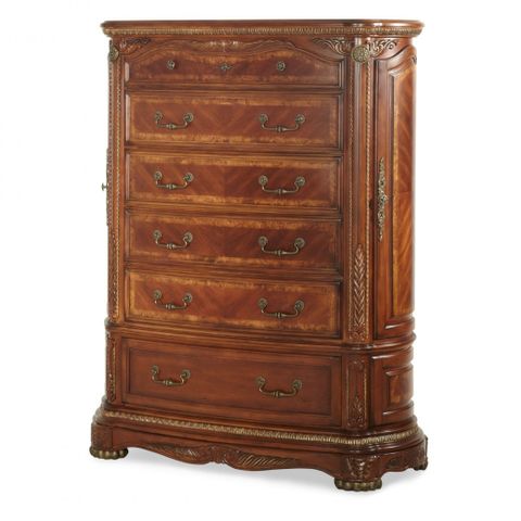 Vertical Storage Cabinets-Chest Of Drawers Cortina Collection By ... for Cortina 6-Drawer Chest - Honey Walnut