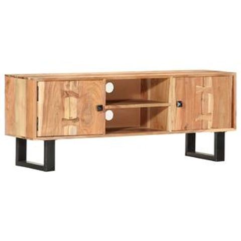 Vidaxl Tv Cabinet 46.5"X11.8"X17.7" Solid Acacia Wood regarding Beyond the Box Enhancing Your Living Space with the vidaXL Acacia TV Cabinet