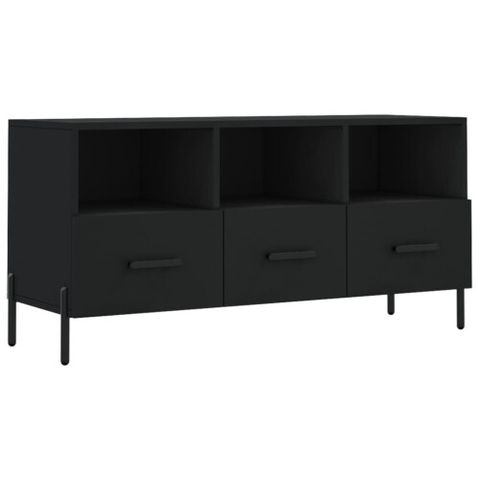 Vidaxl Tv Cabinet Tv Unit Sideboard Media Unit Tv Stand Black ... regarding Elevate Your Home Entertainment Setup with vidaXL Media Units