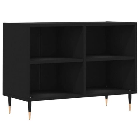 Vidaxl Tv Cabinet Tv Unit Sideboard Media Unit Tv Stand Black ... throughout Understanding the Versatility of Black Metal TV Units in Modern Living Spaces