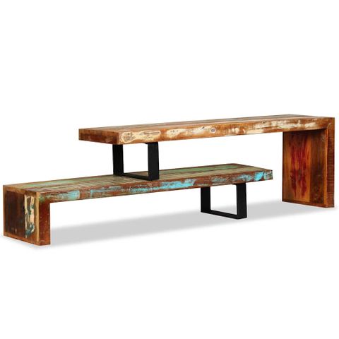Vidaxl Tv Stand Solid Reclaimed Wood | Vidaxl.com with regard to Vidaxl Tv Stand Tv Unit Sideboard Tv Console Cabinet Solid Reclaimed Wood