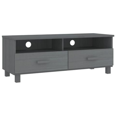 Vidaxl Tv Stand Tv Console Sideboard Tv Unit Cupboard Hamar Solid Wood ... within Creating Balance in Room Layout with Strategic Media Furniture Placement