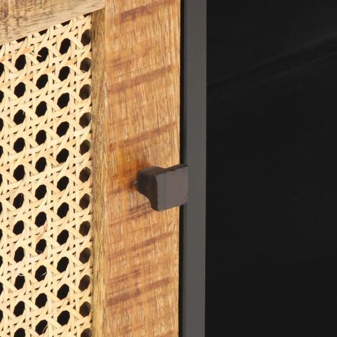 Vidaxl Tv Stand Tv Unit Sideboard Cupboard Rough Mango Wood And Natural ... within Choosing the Right Wood Grain Patterns for Your Home's Unique Character