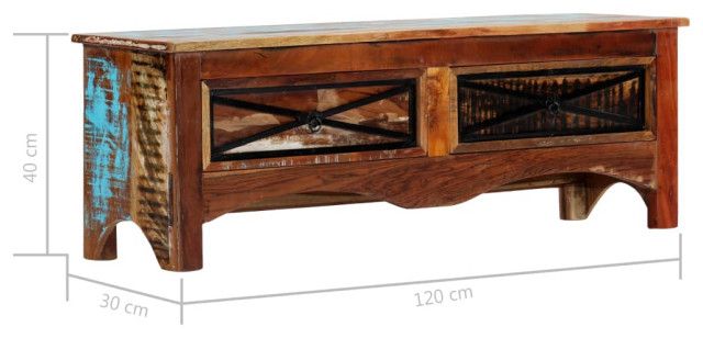 Vidaxl Tv Stand Tv Unit Sideboard Tv Console Cabinet Solid Reclaimed ... throughout Vidaxl Tv Stand Tv Unit Sideboard Tv Console Cabinet Solid Reclaimed Wood