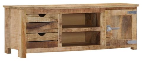 Vidaxl Tv Stand Tv Unit Sideboard Tv Console Media Cabinet Solid Mango ... with regard to Vidaxl Tv Stand Tv Unit Sideboard Tv Console Media Cabinet Solid Mango Wood