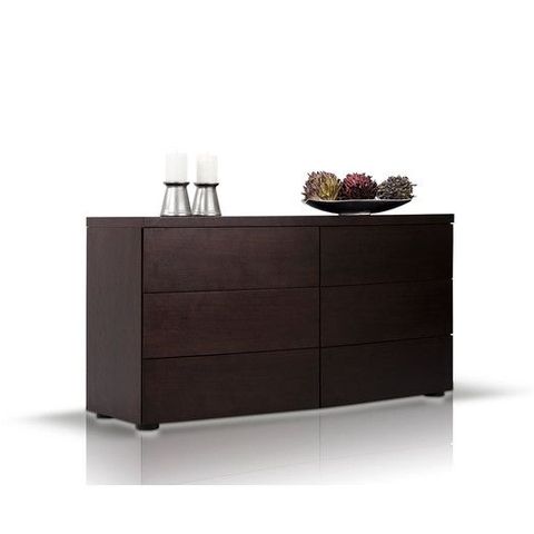 Vig Modrest Ludwig 6 Drawer Dresser | Modern Dresser, Black Couch Decor ... in