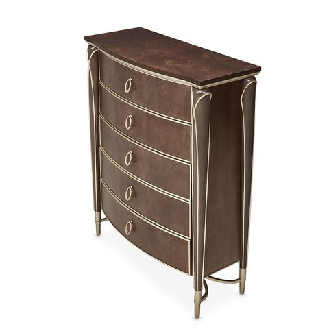 Villa Cherie Hazelnut Drawer Chest Aico Furniture | Furniture Cart with How Villa Cherie Dresser - Hazelnut Reflects Traditional Woodworking Excellence