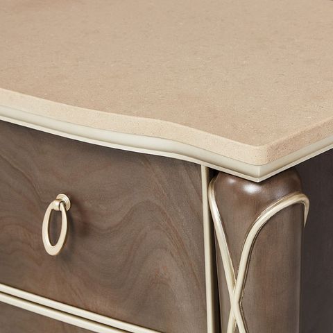 Villa Cherie Hazelnut Dresser Aico Furniture | Furniture Cart in How Villa Cherie Dresser - Hazelnut Reflects Traditional Woodworking Excellence