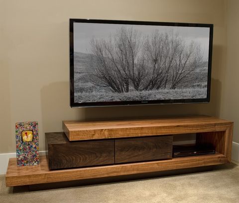 Walnut Tv Stand - Contemporary - Buffets And Sideboards - Boise - By J ... intended for Styling Your Light Brown Modern Wood Sideboard for Maximum Impact