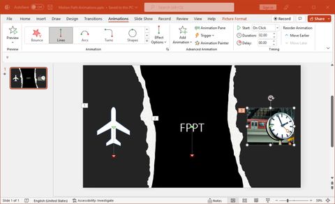 What Are Motion Paths Animations In Powerpoint And How To Use Them? for Motion Reclining Sofa, Padded Seat With Lumbar Support & Pillow Arms, Dark Brown