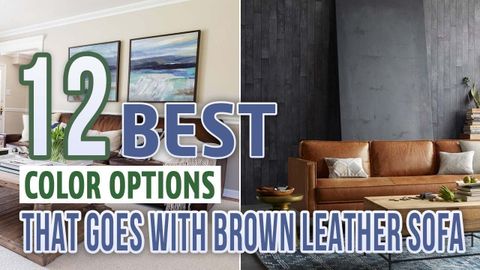 What Colour Goes With Brown Leather Sofa? ( 12 Best Color Options ... intended for Unlocking Style How to Pair Rugs and Throws with Leather