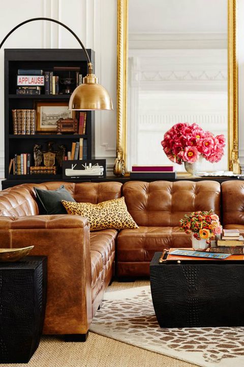 What Colours Go Best With Tan Leather Sofa | Americanwarmoms.org for What Goes With Leather Furniture?