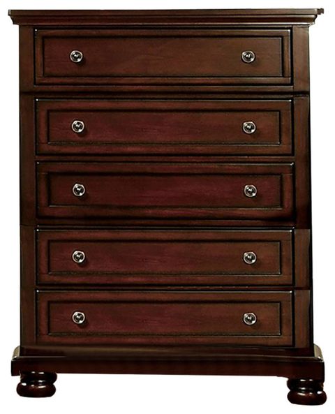 Wooden Chest, Dark Cherry - Traditional - Dressers - By Simple Relax ... in Wooden Chest, Dark Cherry