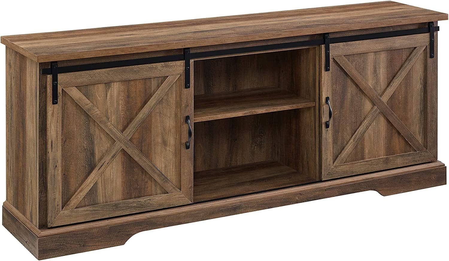 Understanding the Appeal of Glass Inserts in Modern Farmhouse Entertainment Centers