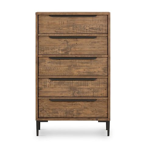 Wyeth 5 Drawer Dresser - Dark Carbon with How Wyeth 5 Drawer Dresser Dark Carbon integrates into contemporary bedroom design