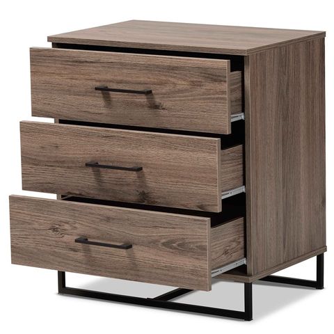 3 Drawer Chests, Three Drawer Chest Dressers | Cymax.com for Bolt 3-Drawer Chest