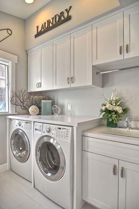 40 Laundry Room Cabinets To Make This House Chore So Much Easier for How To Remodel The Laundry Room