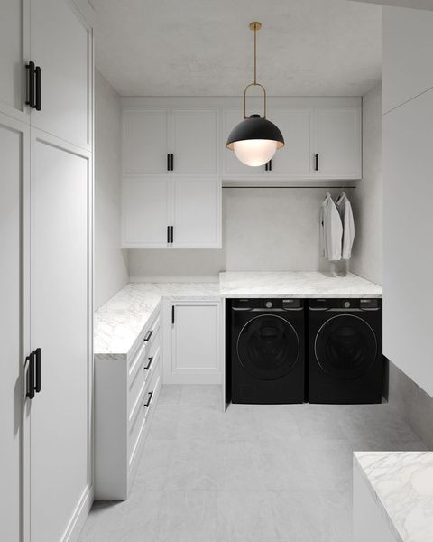 40 Laundry Room Ideas That Are Anything But Boring And Will Make It ... throughout 40 Laundry Rooms To Love