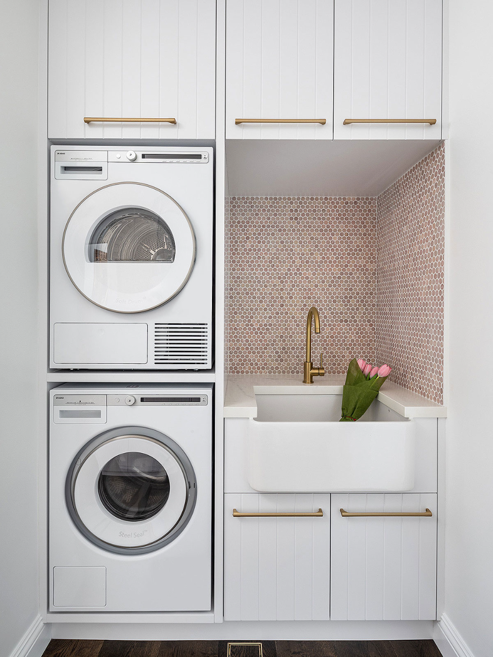 50+ Laundry Room Backsplash ( Joyful &amp; Stylish ) - Designs | Laundry ... intended for Creative Storage Solutions That Actually Work in Laundries