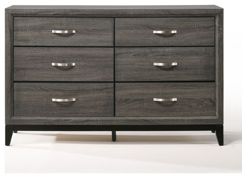 58" X 16" X 37" Weathered Gray Dresser - Transitional - Dressers - By ... intended for Maximizing Storage with a 58 X 16 X 37 Weathered Gray Dresser