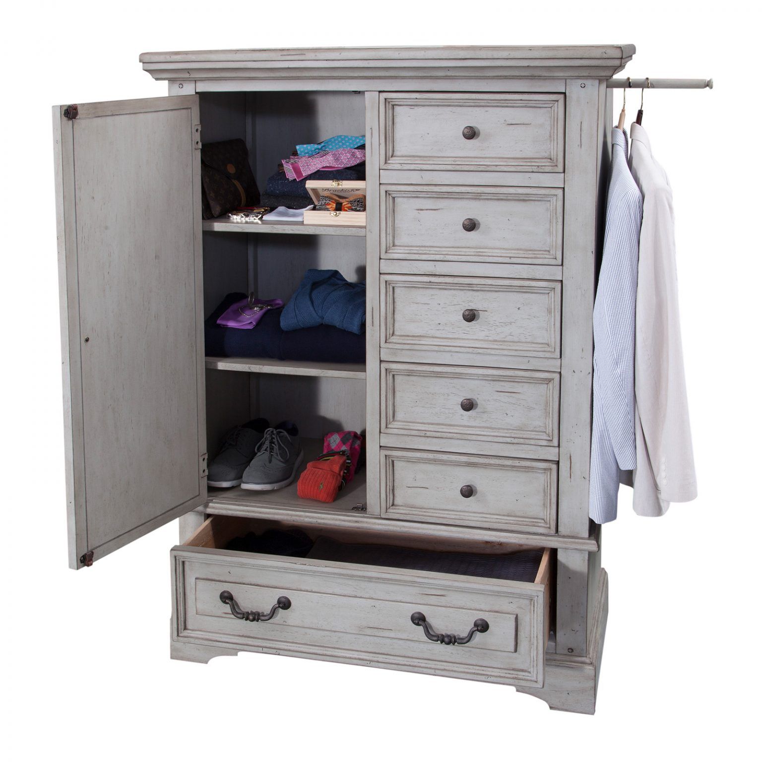 7820 Stonebrook Master Bedroom – American Woodcrafters for Stonebrook Chest