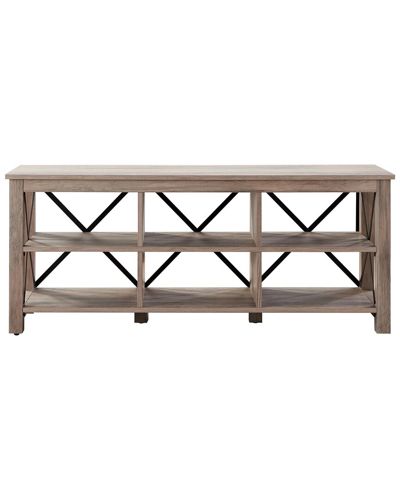 Abraham + Ivy Sawyer Rectangular Tv Stand For Tvs Up To 65In | Modesens intended for Sawyer Rectangular Tv Stand For Tv's Up To 65 In Black