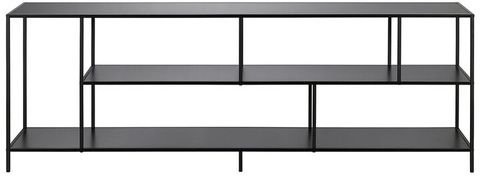 Abraham + Ivy Winthrop Rectangular Tv Stand With Metal Shelves For Tv's ... inside Winthrop Rectangular Tv Stand With Metal Shelves For Tv's Up To 80 In...