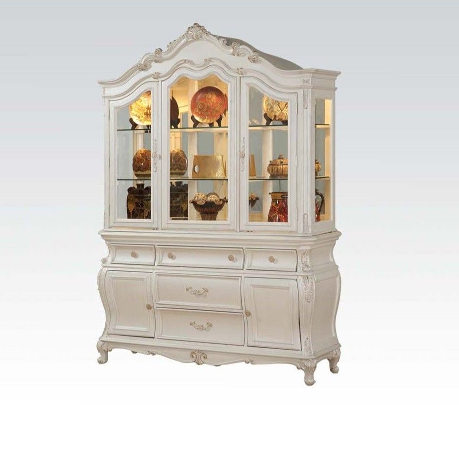 Acme 63544 Astoria Grand Wensley Chantelle Pearl White Finish Wood ... in A Deep Dive Into the History and Evolution of Chantelle Chest and Pearl White